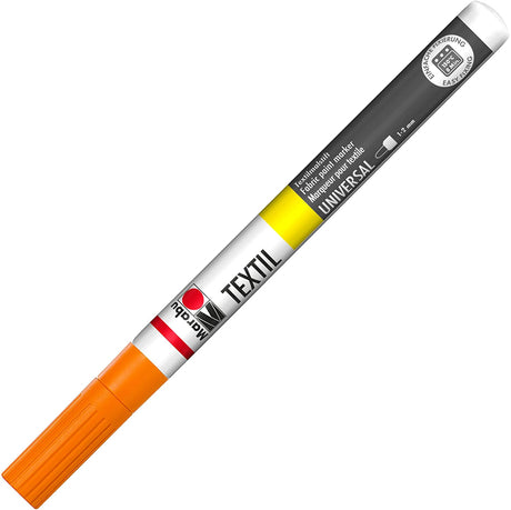 marabu textil painter fabric marker pen orange