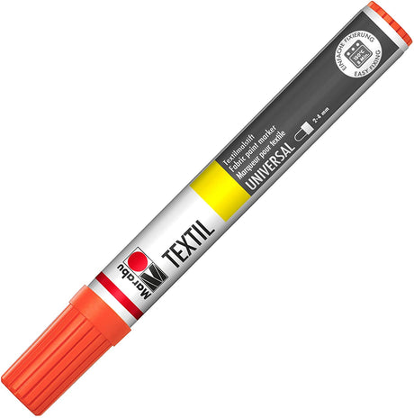 marabu textil painter fabric marker pen orange