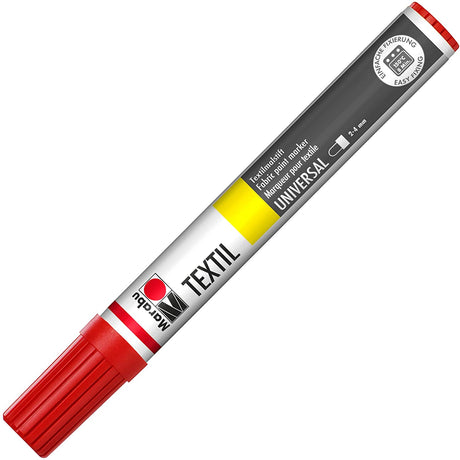 marabu textil painter fabric marker pen cherry red