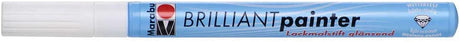 marabu brilliant painter marker pen white