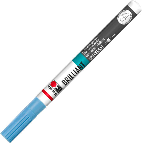 marabu brilliant painter marker pen sky blue