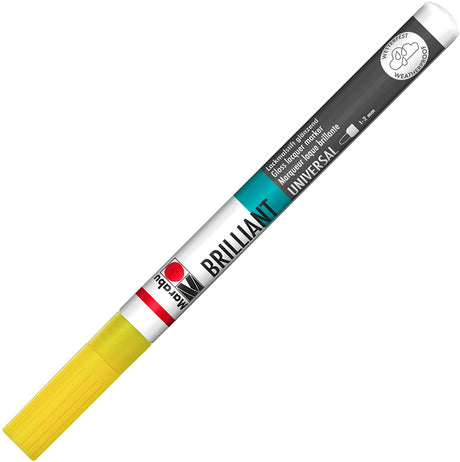 marabu brilliant painter marker pen sun yellow