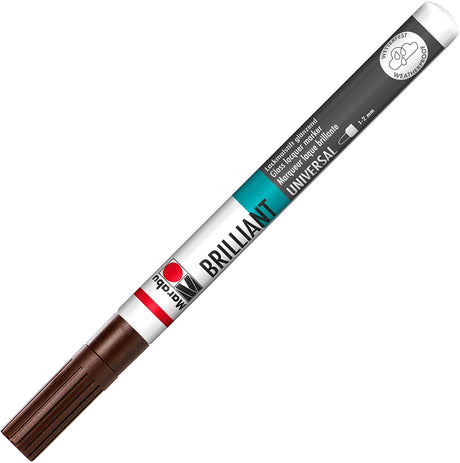 marabu brilliant painter marker pen cocoa