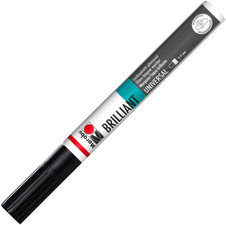 marabu brilliant painter marker pen black