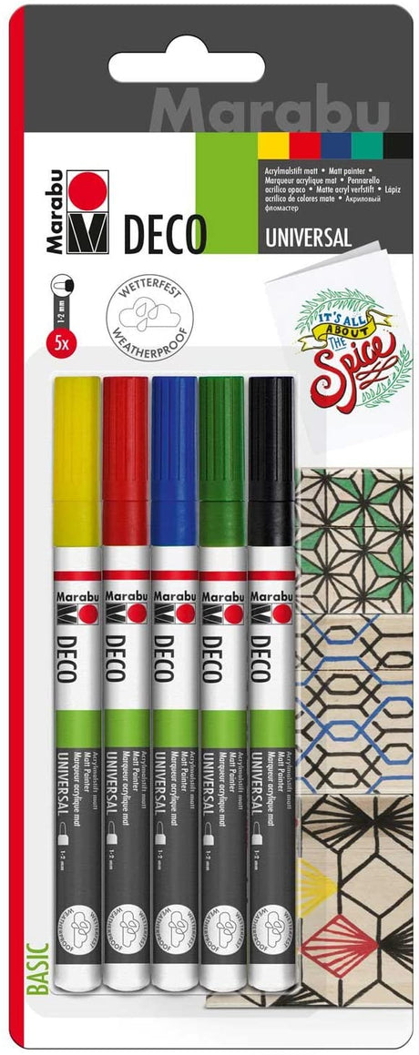 marabu deco painter marker pens basic