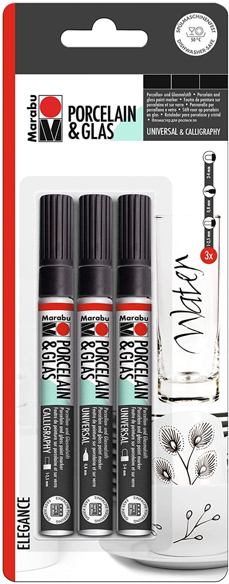 marabu porcelain & glas painter marker pen elegance