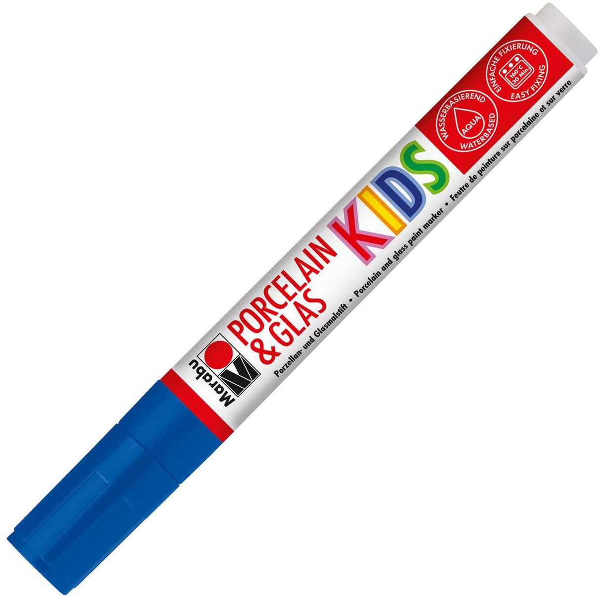 marabu porcelain & glass painter kids marker dark blue