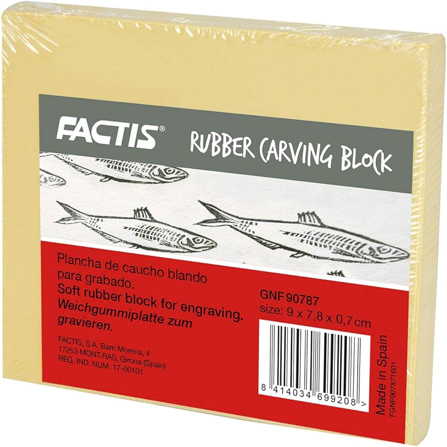 Marabu Factis Carving Block 9cm x 7.8cm (0.7cm Thick)