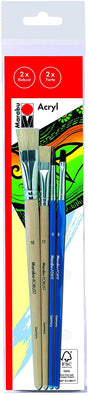 marabu acrylic paint brush set