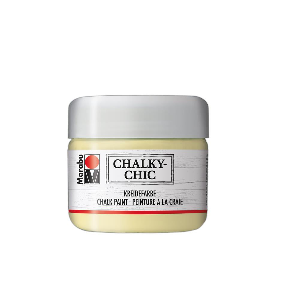 marabu chalky-chic paint pastel yellow