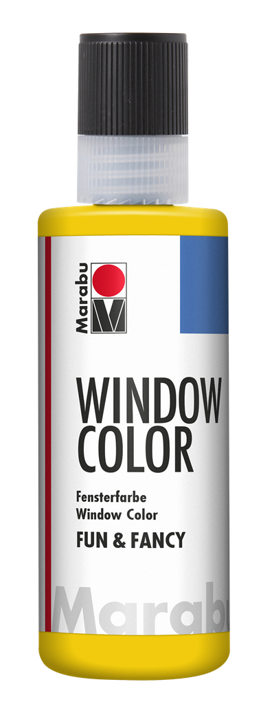 marabu window colour fun & fancy - 80ml yellow