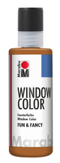 marabu window colour fun & fancy - 80ml light brown