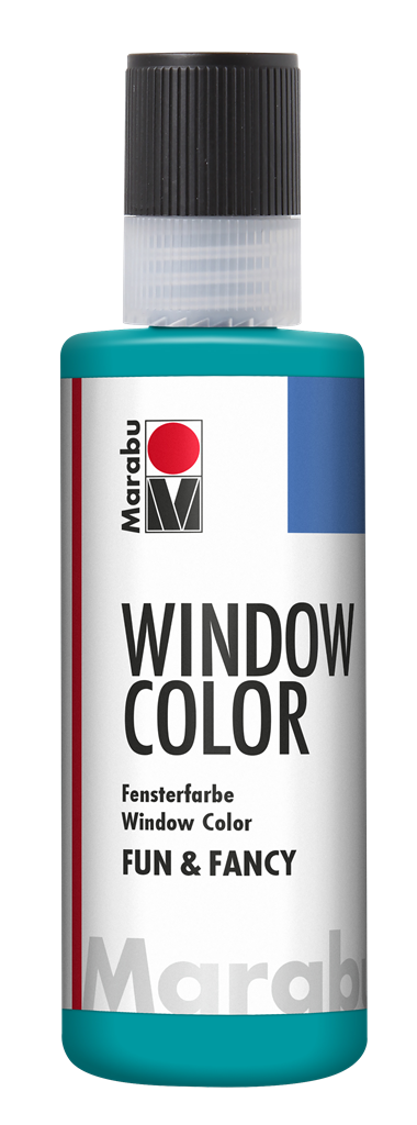 marabu window colour fun & fancy - 80ml turquoise