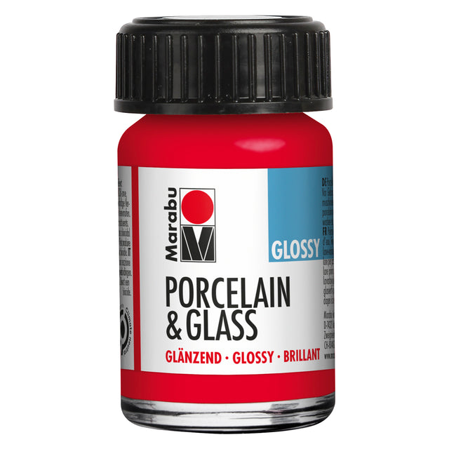 marabu porcelain & glass paint glossy cherry