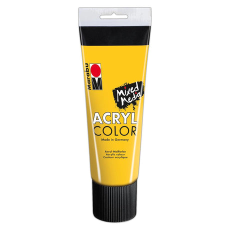 marabu acryl color acrylic paint medium yellow