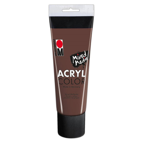 marabu acryl color acrylic paint medium brown