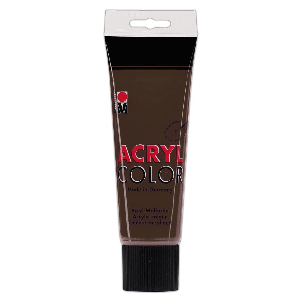 marabu acryl color acrylic paint dark brown