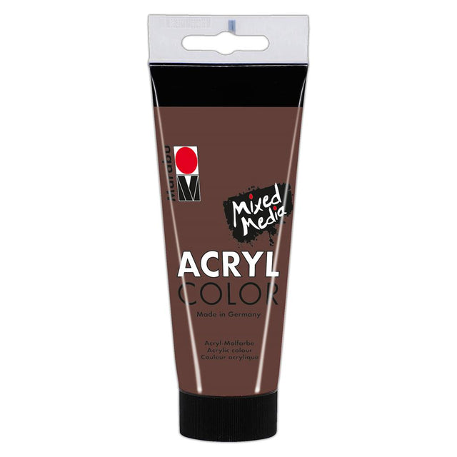 marabu acryl color acrylic paint medium brown