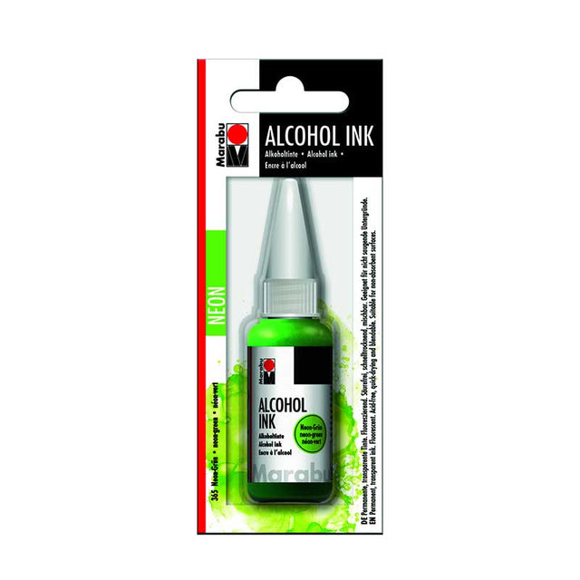 Marabu Alcohol Ink 20ml Neon Green