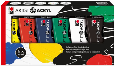 marabu artist acryl acrylic paint set