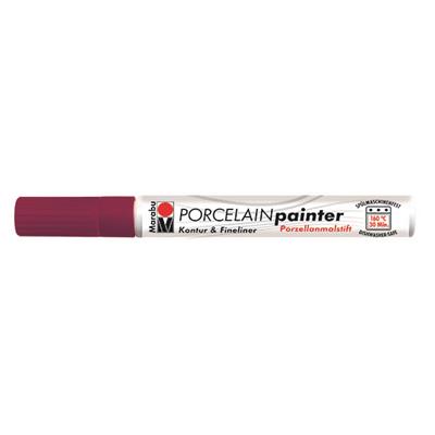 marabu porcelain glas painter marker mm bordeaux