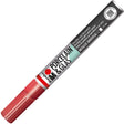 marabu porcelain glas painter marker pen metallic red