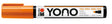 marabu yono marker pen chisel orange