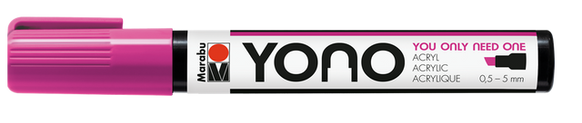 marabu yono marker pen chisel magenta