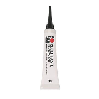 marabu relief paste crystal clear