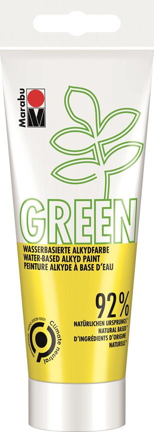 Marabu Green Acrylic Paint 100ml Sunshine Yellow (220)