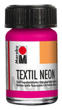 marabu textil neon pink 15ml fabric paint (334)