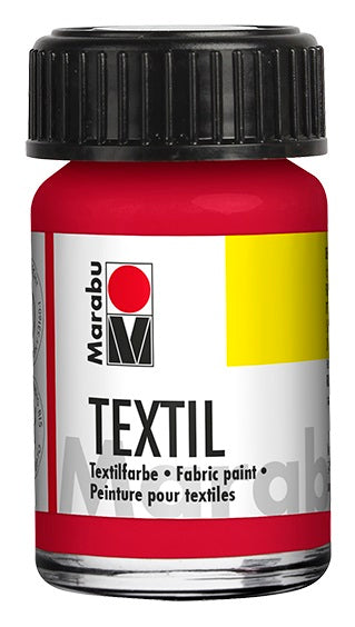 marabu textil fabric paint cherry red