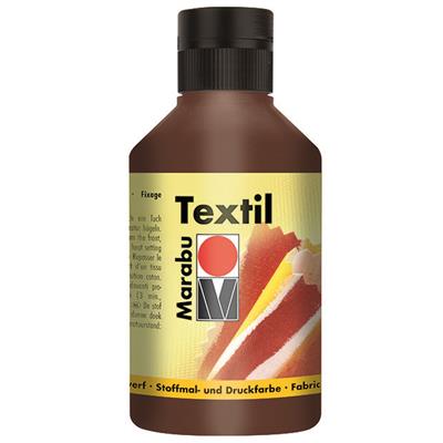 marabu textil fabric paint dark brown