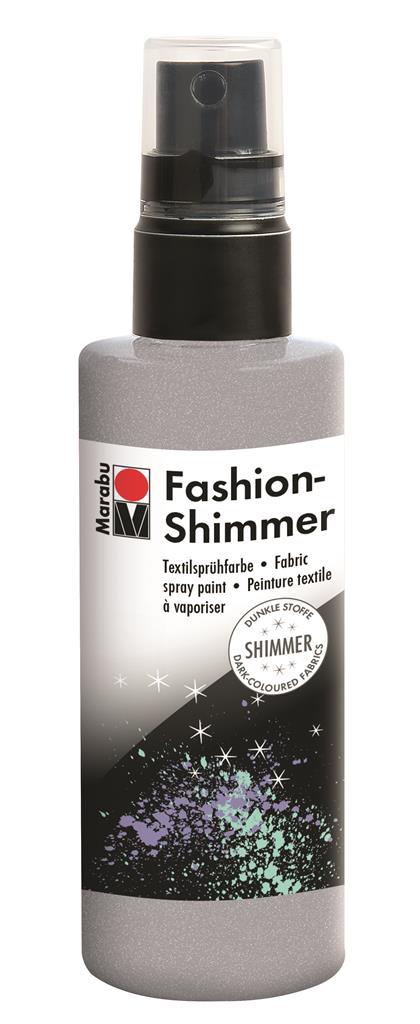 marabu fashion shimmer spray silver