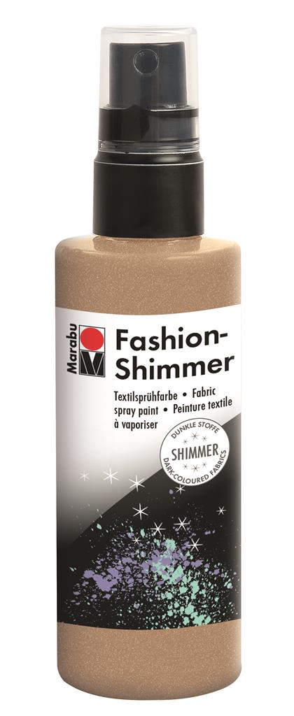 marabu fashion shimmer spray gold