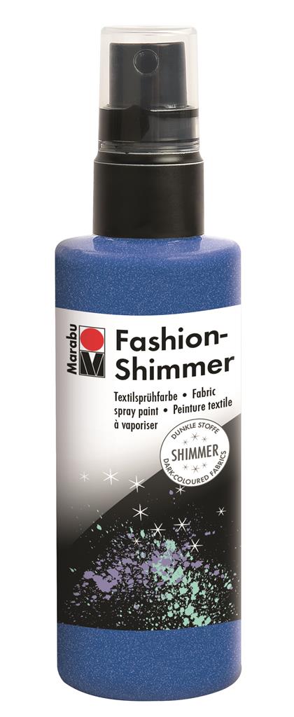 marabu fashion shimmer spray sky blue