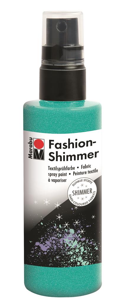 marabu fashion shimmer spray aquamarine