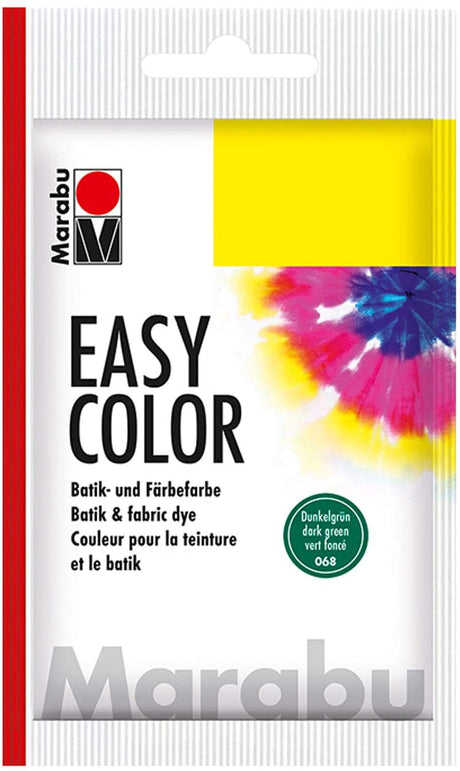 marabu easy colour fabric dye dark green