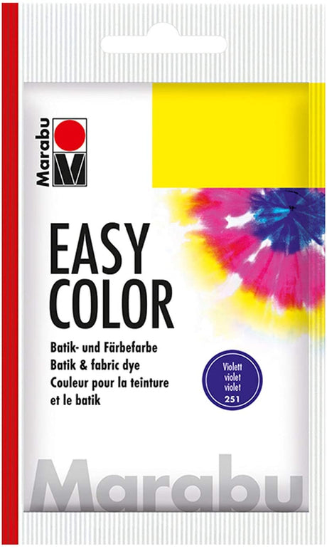 marabu easy colour fabric dye violet