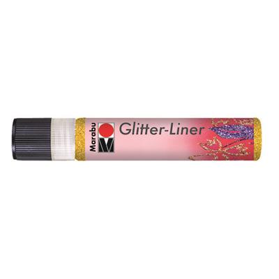 marabu liner glitter yellow