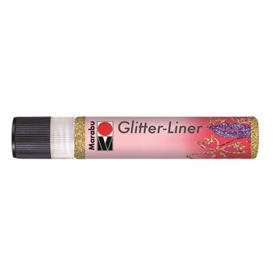 marabu liner glitter gold