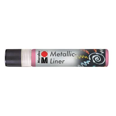 marabu liner metallic pink