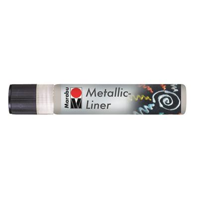 marabu liner metallic silver