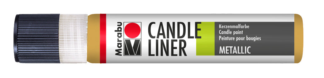 Marabu Candle Pen Liner 25ml Metallic Gold