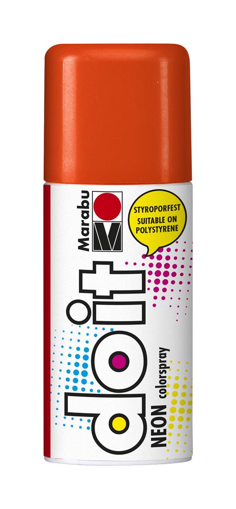 marabu do-it spray paint neon orange