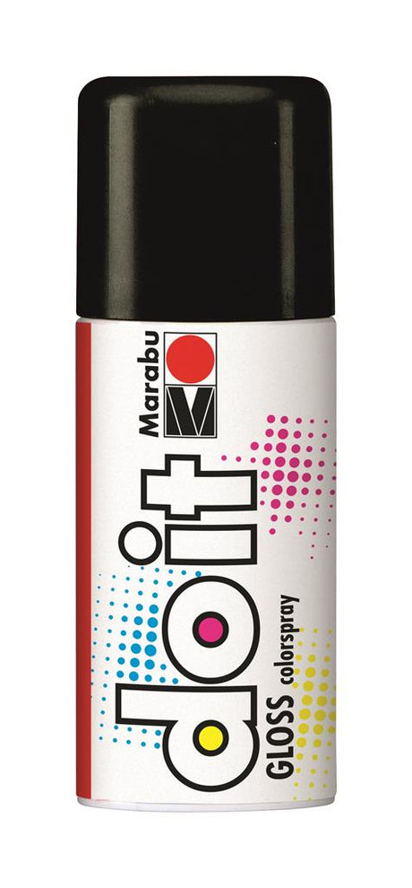 marabu do-it spray paint gloss black