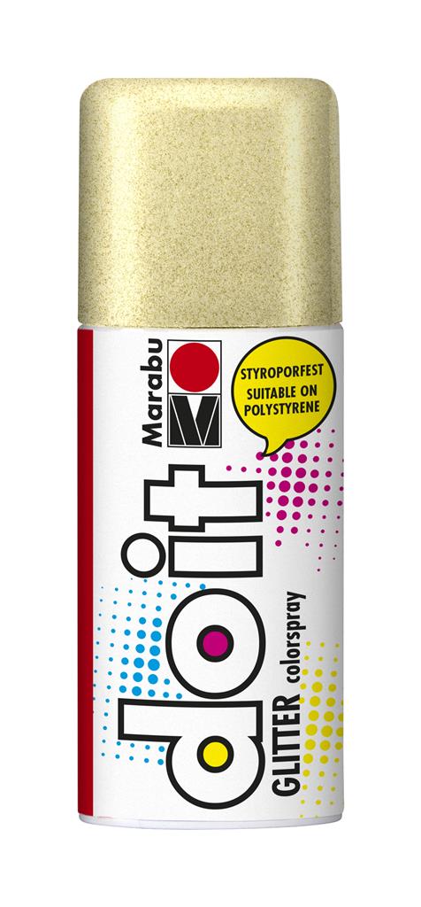 marabu do-it spray paint glitter gold