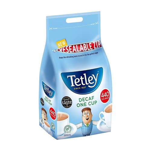 Tetley One Cup Decaf Tea Bags (Pack of 440)