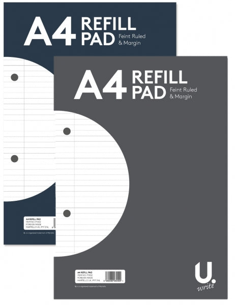 U.Write A4 Refill Pad Lined 80shts