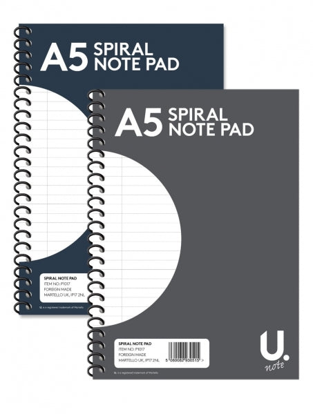 U.Write A5 Spiral Bound Writing Pad